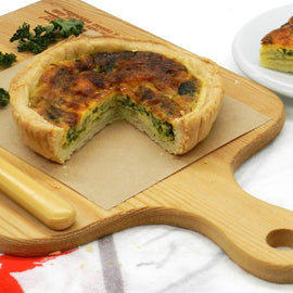 ほうれん草とチーズのキッシュ